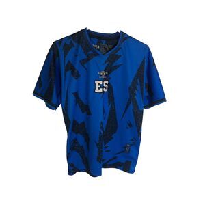 2023-24 EL SALVADOR Umbro Soccer Jersey Home Blue Electricity Men's Medium